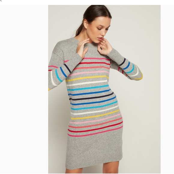 gap crazy stripe sweater dress